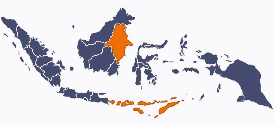 Peta wilayah distribusi
